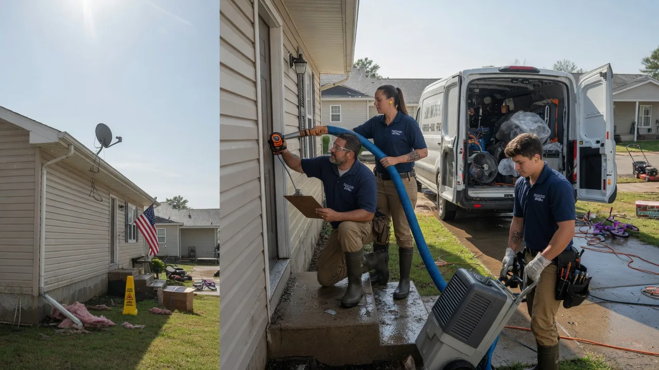 Ceiling Water Damage Restoration in Dittmer, MO near me